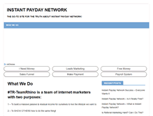 Tablet Screenshot of instantpaydaynetwork.us